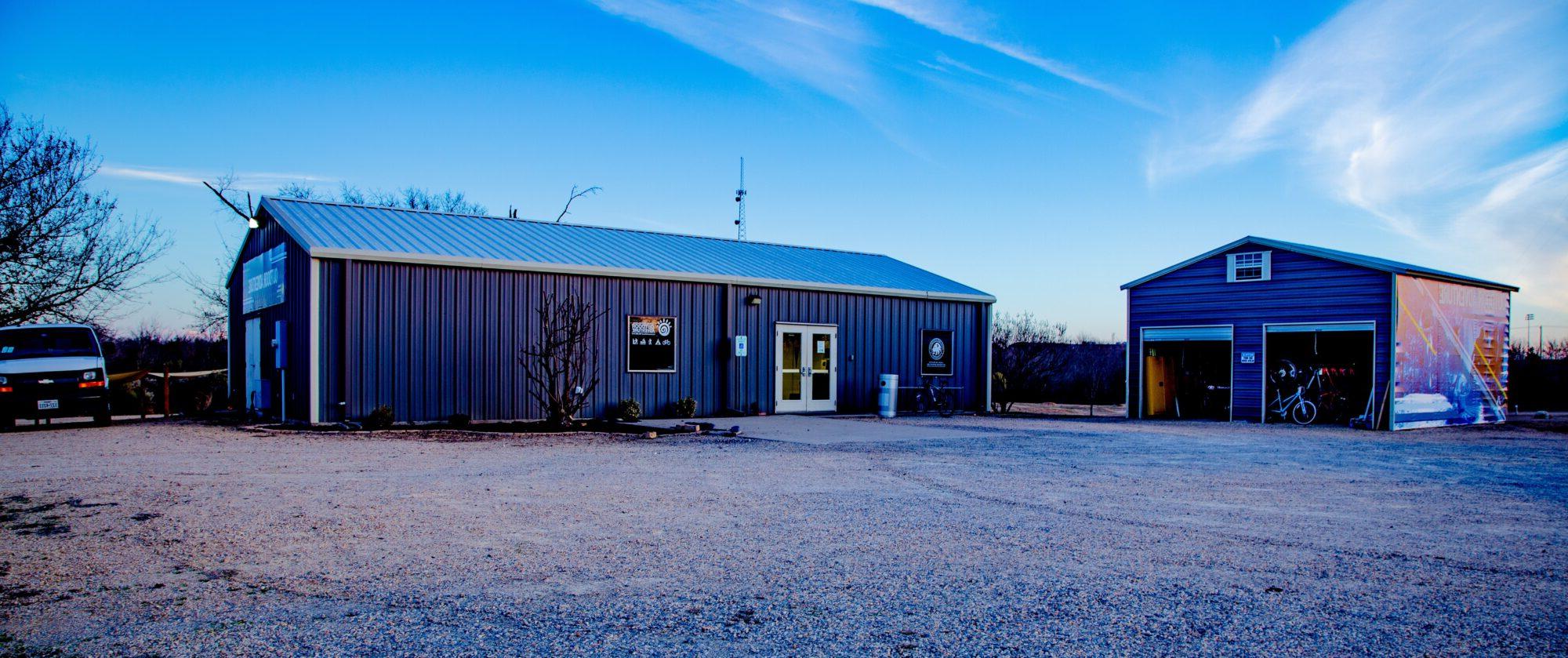 The Outdoor Adventure Center Building.